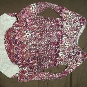 High to low long sleeve